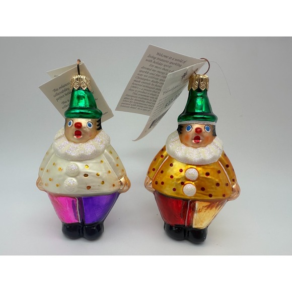 Set of 2- 1998 Christopher Radko Pudge 3.5" ornament 98-255-0 - Picture 2 of 16